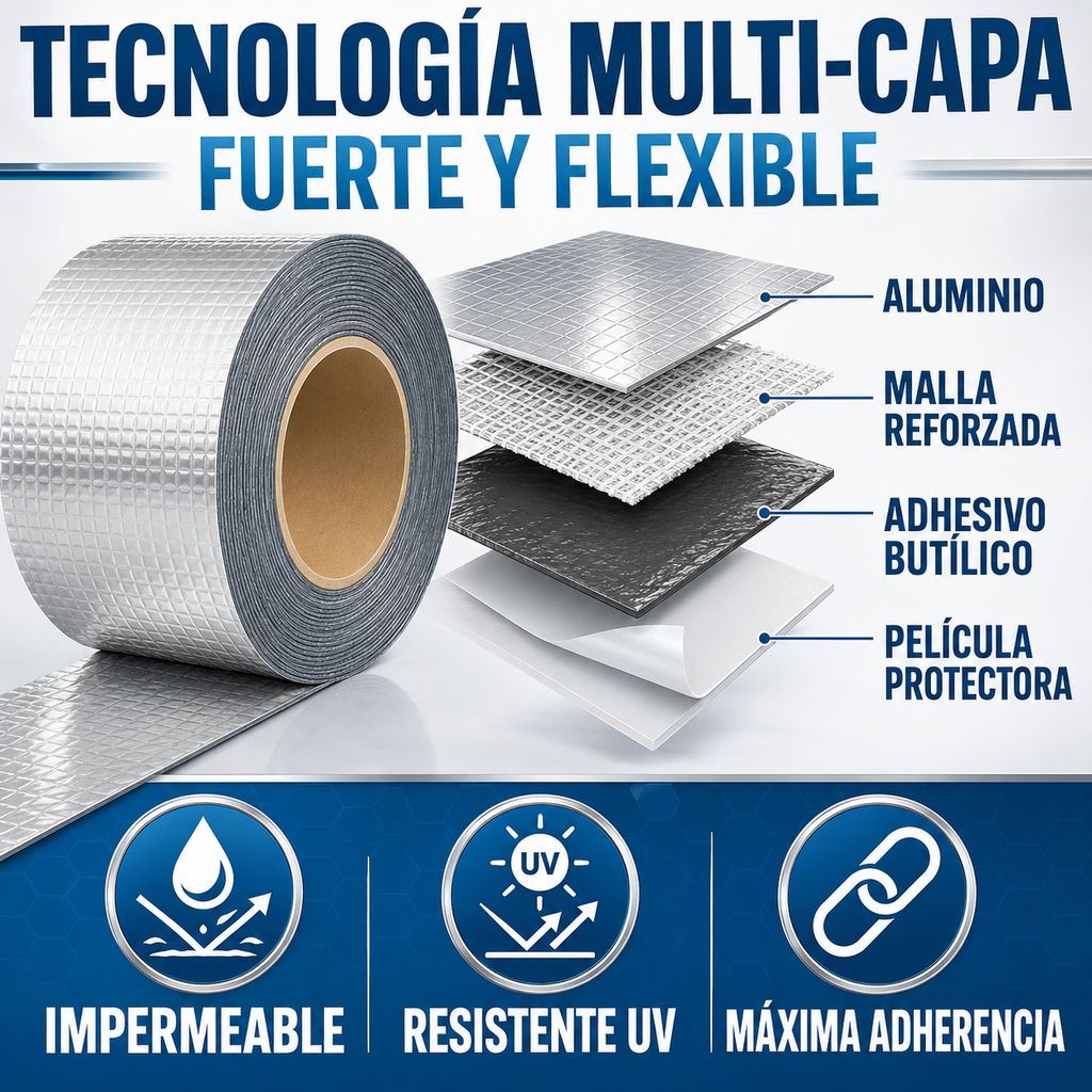 💧 ¡SELLA GOTERAS Y FILTRACIONES EN MINUTOS! CINTA STANTEK®                       -44% OFF Paga al recibir