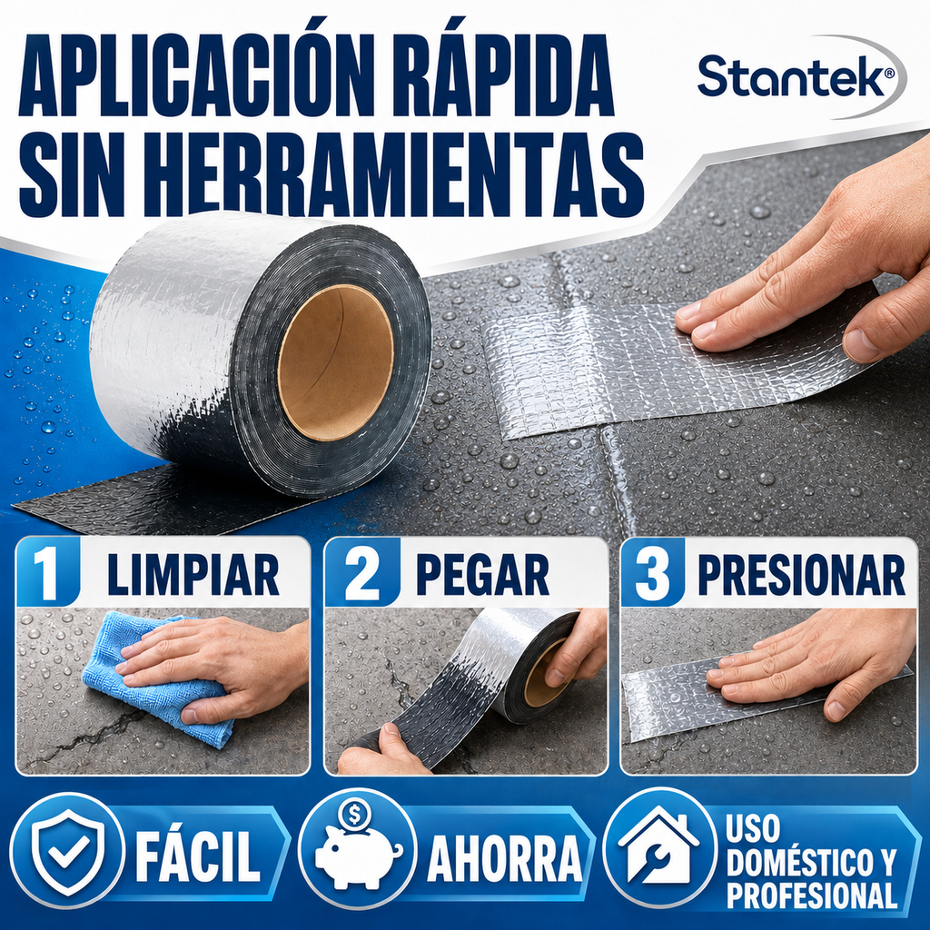 💧 ¡SELLA GOTERAS Y FILTRACIONES EN MINUTOS! CINTA STANTEK®                       -44% OFF Paga al recibir